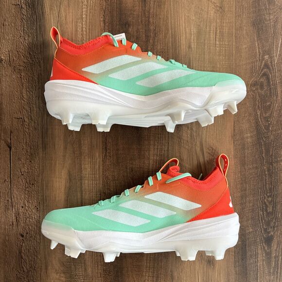 Adidas Adizero Impact Candy Pack TPU Orange White Men Size 11.5 Baseball Cleats main image 7